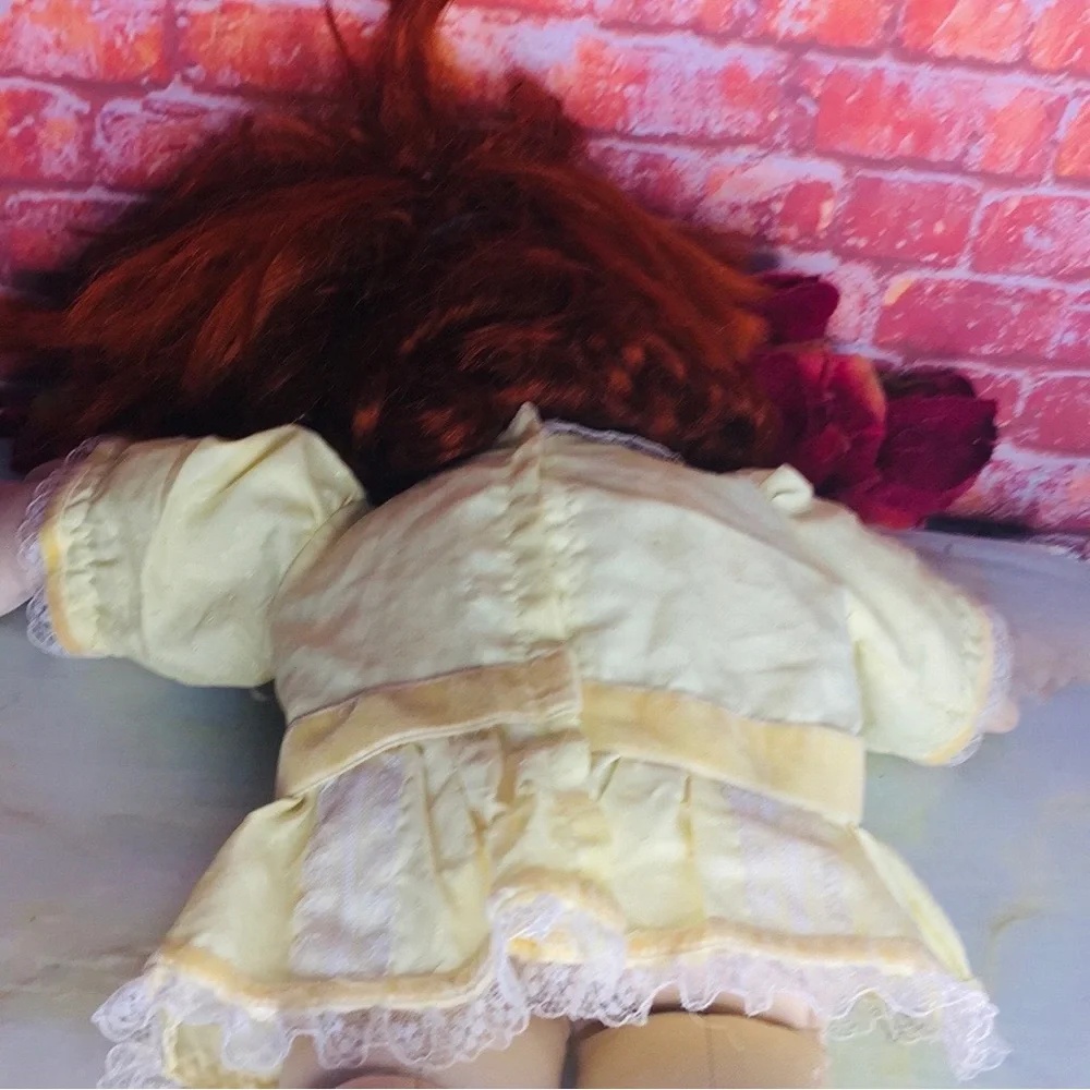 Vintage 1983  cabbage patch kids Red Head Cornsilk Doll